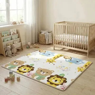 Tapis de jeu bébé, Accessoire de motricité au sol en cours d'utilisation