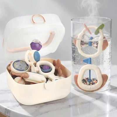 hochet sensoriel bébé résistant stérilisation haute température hygiène