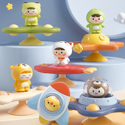 JOUET DE BAIN POUR BEBE ensemble six spinner