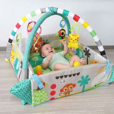 Tapis d'éveil évolutif couché sur le dos | Alan Eveil™