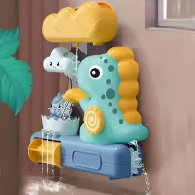 Jeu mural aquatique pour enfant rendant le bain ludique