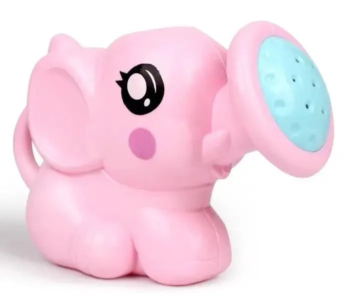 Éléphant arrosoir rose pour moments ludiques aquatiques enfant.