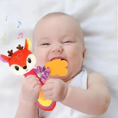 Jouet animalier vibrant pour éveil des sens des tout-petits