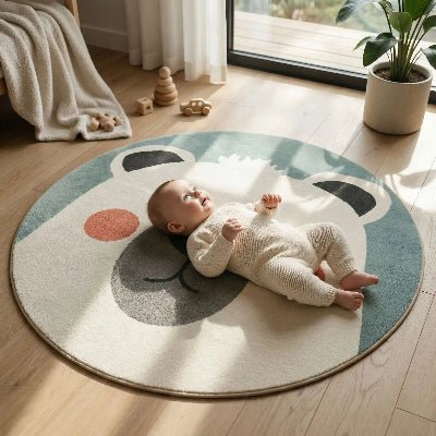 Tapis de Motricité Bébé - Motricité Libre et Design Scandinave Amortissant