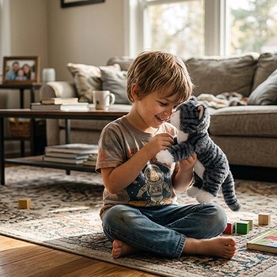 Peluche Chat - Le Félin Réaliste et Réconfortant