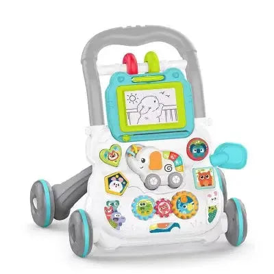 Chariot éducatif pour éveil sensoriel des tout-petits explorateurs