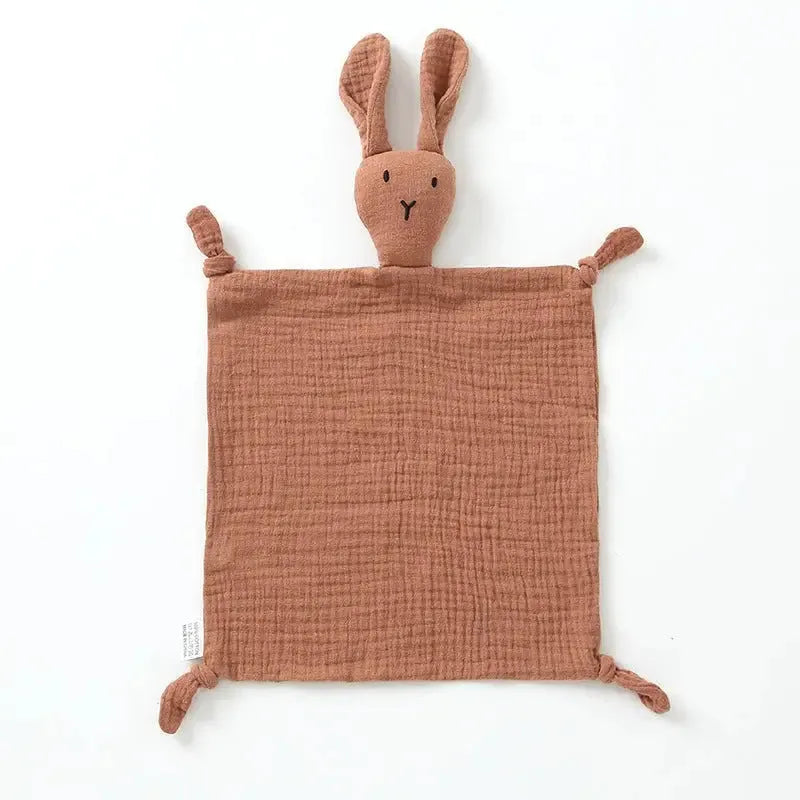Conception du doudou lapin rassurant, doudou en lange