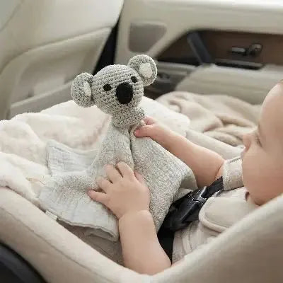 Doudou koala rassurant en situation