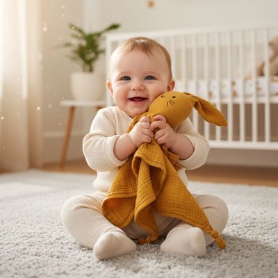 Doudou lapin | Ultra - doux - Bulle d'enfant