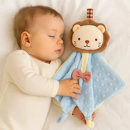 doudou lion accompagne bébé dans son doux sommeil