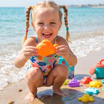 fillette tien son petit poisson de plage dans ces mains