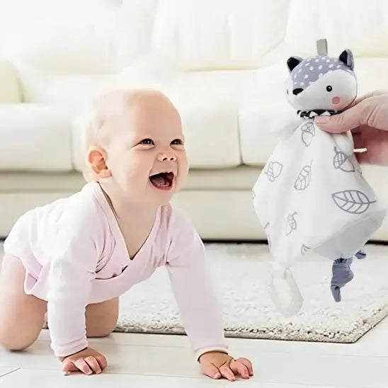 Finitions du doudou d'éveil renard