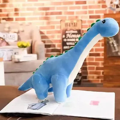 Grande peluche dinosaure démontrant son confort d'utilisation