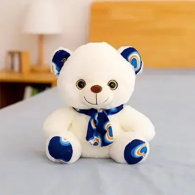 Grande peluche ours démontrant son confort d'utilisation