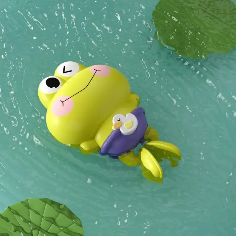 Figurine grenouille flottante pour jeux aquatiques enfantins amusants