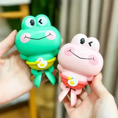 jouet bain bébé grenouilles colorées pour amusement aquatique