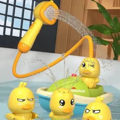 Jouet baignoire bébé, ​ quatres canards dans le bain