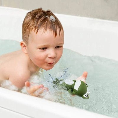Jouet baignoire pour bebe grenouille qui nage