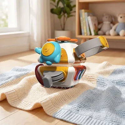 jouet bébé cube motricité 10 en 1 sur tapis