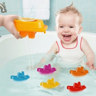 Jouet de bain​ six variants de couleurs avec garçon