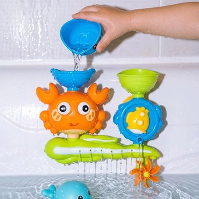 Jouet de bain​ enfant circuit d'eau en action