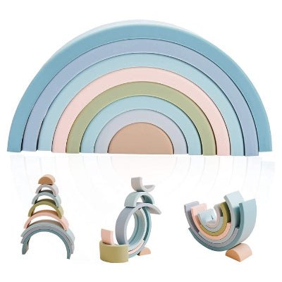 Jouet en Bois - RainbowBridge™ - Bleu - Bulle d'enfant