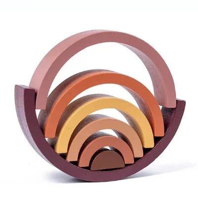 Jouet en Bois - RainbowBridge™ - Marron - Bulle d'enfant