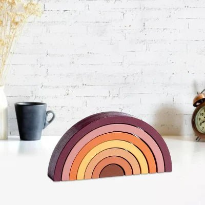 Jouet en Bois - RainbowBridge™ - Marron - Bulle d'enfant