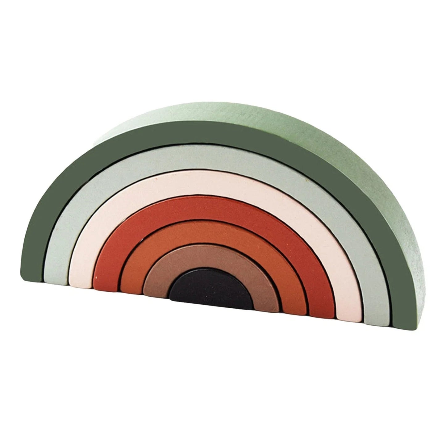 Jouet en Bois - RainbowBridge™ - Vert Marron - Bulle d'enfant