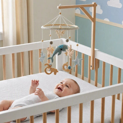 mobile bébé océan suspension animaux feutrine