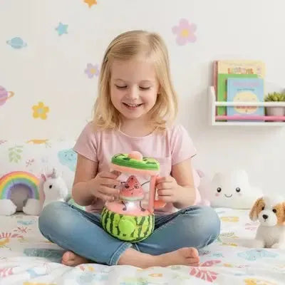 Peluche animal douce interactive 