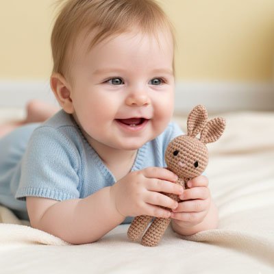 Doudou réconfortant pour bébé - détails et conception
