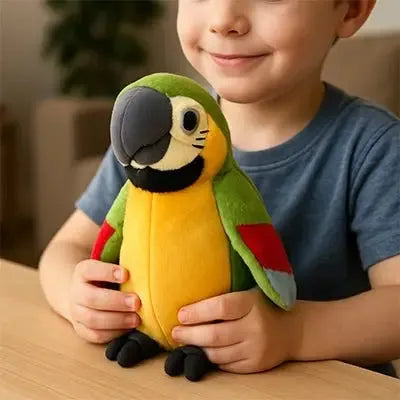 Peluche perroquet douce, Peluche interactive