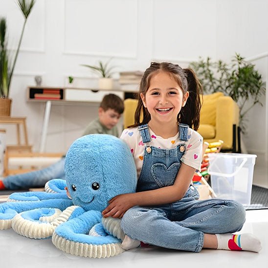 Peluche Pieuvre | EmotiPoulpe™ - Bulle d'enfant