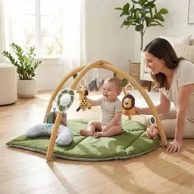 Tapis d'activités bébé, Espace de jeu en situation