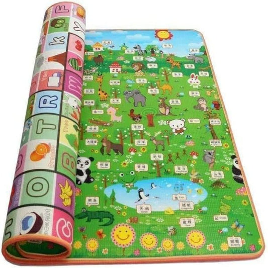 tapis de motricité bébé enroulé