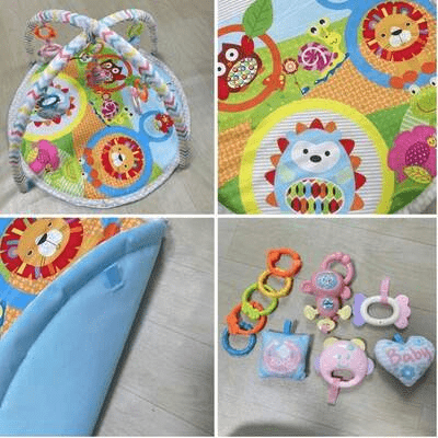 Tapis d'Éveil - BabyGymPlayMat™ - Hibou - Bulle d'enfant