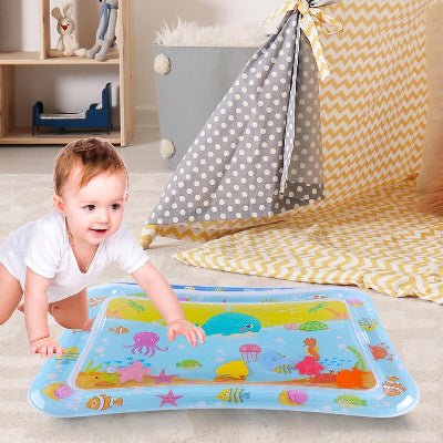 Tapis d'Éveil Gonflable - AquaTapis™ - Baleine - Bulle d'enfant