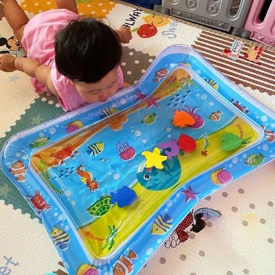 Tapis d'Éveil Gonflable - AquaTapis™ - Baleine - Bulle d'enfant