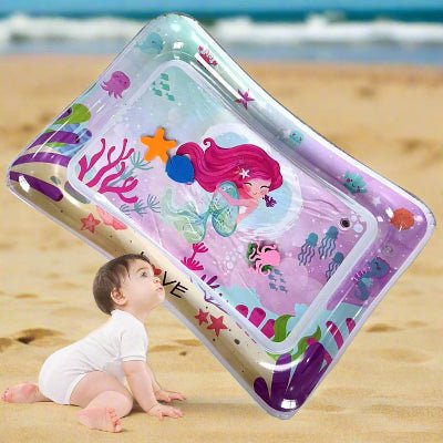 Tapis d'Éveil Gonflable - AquaTapis™ - Sirène - Bulle d'enfant