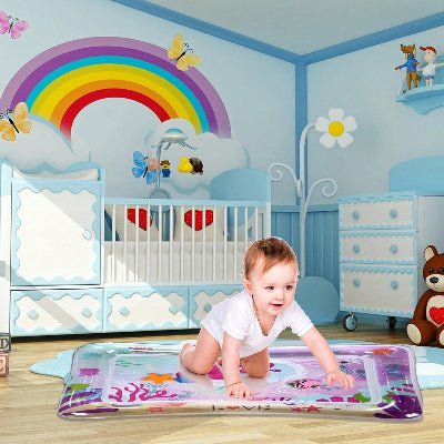 Tapis d'Éveil Gonflable - AquaTapis™ - Sirène - Bulle d'enfant