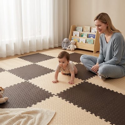 Surface sécurisée pour jeux d'éveil, confort familial assuré