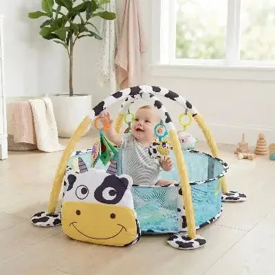 Tapis d'éveil bébé avec tapis de jeu bébé curieux