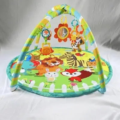 Tapis d'éveil bébé, zoo animaux jungle exploration
