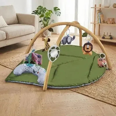 Tapis d'éveil confortable, Accessoire d'éveil au sol en cours d'utilisation