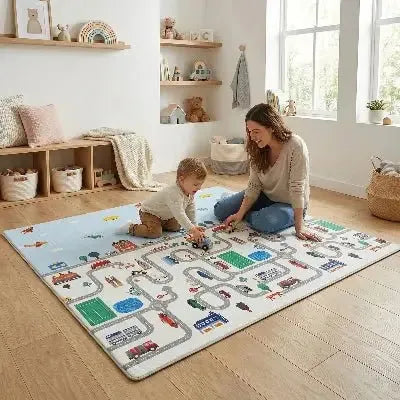 Tapis en mousse bébé en situation