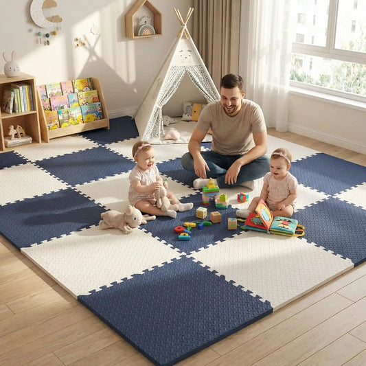 Tapis sol bébé motricité libre | BabyGymPlayMat™ - Bulle d'enfant